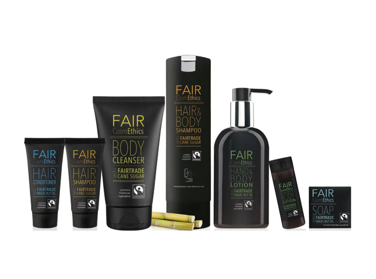 Fair CosmEthics Haar & Körper Shampoo - Pumpspender, 300 ml