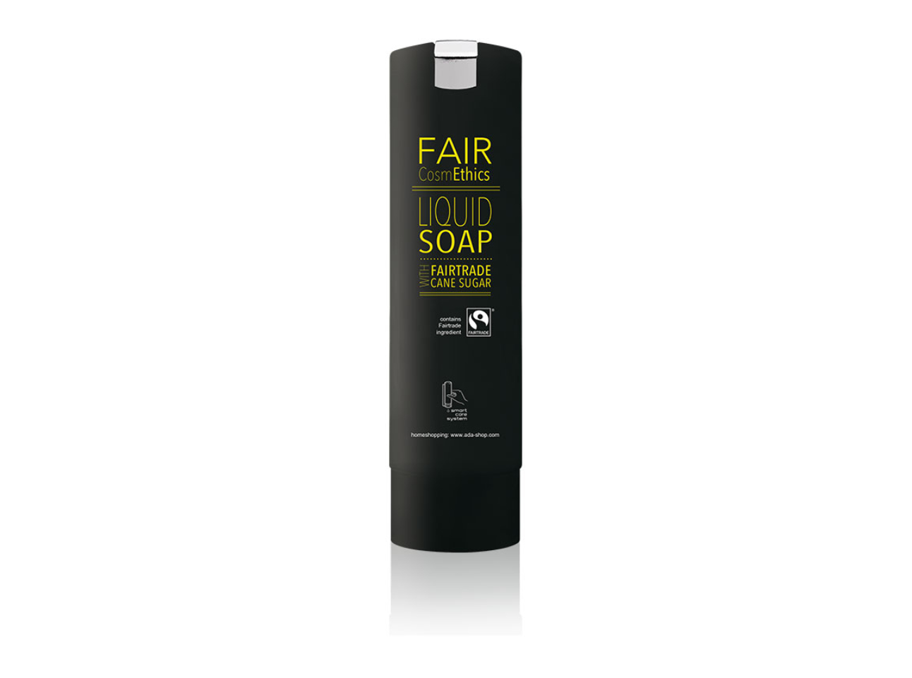 Fair Cosmethics - Fairtrade 300ml Flüssigseife im Flacon SHAPE mit Pumpe